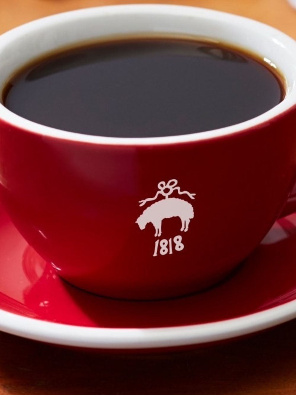 Brooks Brothers Red Fleece Cup with Saucer Set - Picture 5 of 5